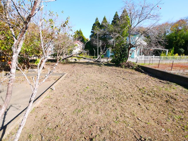 大網白里市南横川　平屋中古戸建の庭|敷地約145坪 ３LDK平屋建 バーベキュー・家庭菜・ドックランが可能です。車3台可 閑静な分譲地内