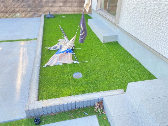 『八王子市新築戸建て』八王子市下恩方町1146-8【仲介手数料無料】　４期の庭|～仲介手数料無料☆八王子ひなた不動産～　八王子市下恩方町　新築戸建て