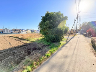 【前面道路含む現地写真】 | 鶴ヶ島市脚折　建築条件なし売地　東武越生線『一本松駅』徒歩21分　【第一小学区】