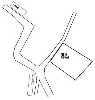 【区画図】 | 鶴ヶ島市脚折　建築条件なし売地　東武越生線『一本松駅』徒歩21分　【第一小学区】