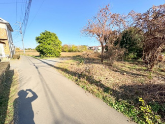 【前面道路含む現地写真】 | 鶴ヶ島市脚折　建築条件なし売地　東武越生線『一本松駅』徒歩21分　【第一小学区】