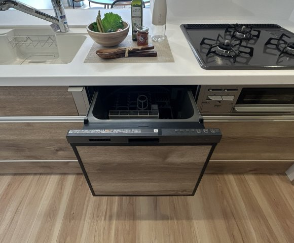 和泉中央パークホームズのキッチン|食器洗浄乾燥機