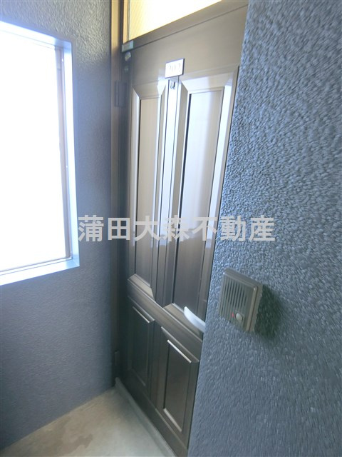 ルミナーレ東蒲田の玄関