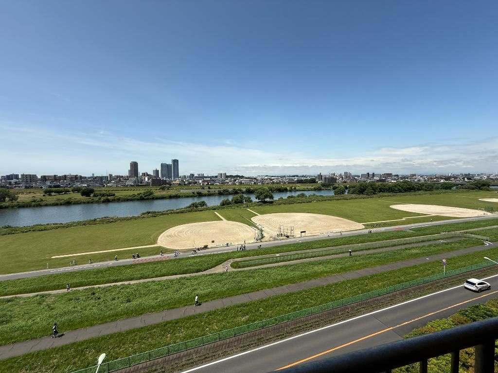 多摩川ハイム３号棟の展望