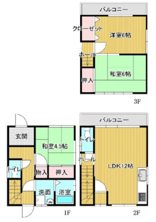 【間取り】 | 東灘区本庄町1丁目　中古戸建