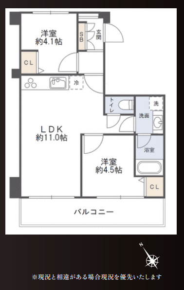 ニューウェルハイツ第１三軒茶屋の間取り