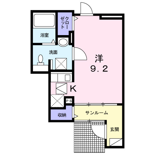ガーデンハウスＭ　Ｂの間取り