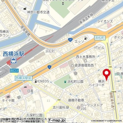 【地図】 | グリアス横浜・ウエストフォルム弐番館
