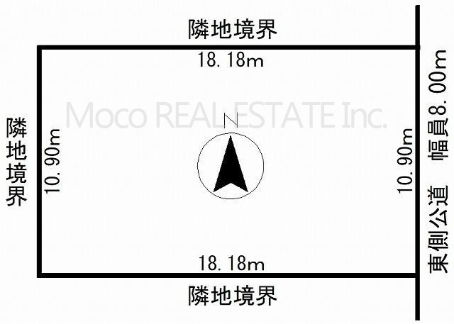 【区画図】 | 北見市美山町新築住宅