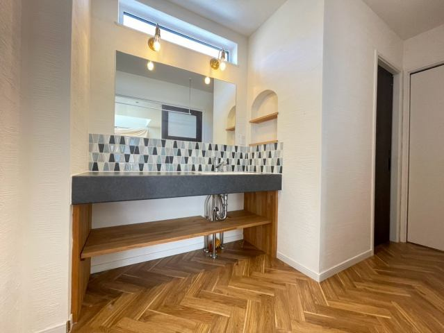 滝沢市大釜風林19-22の独立洗面台