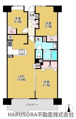 メイプルパーク・スクエア西弐番街の間取り