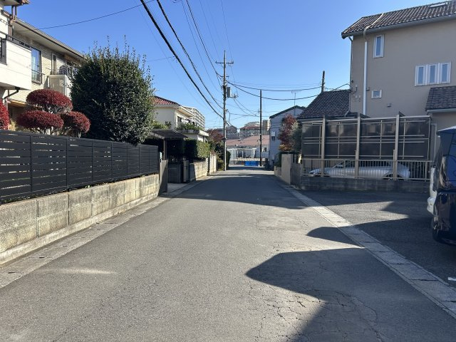 中古戸建　我孫子市台田の前面道路含む現地写真