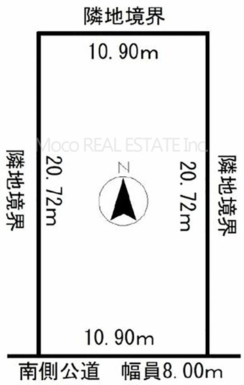 【区画図】 | 北見市美山町新築住宅