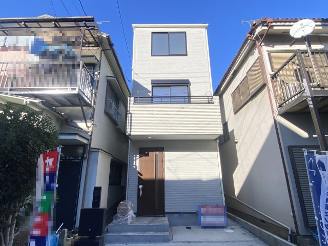 祝　成約済み　八王子市　散田町1丁目　新築戸建て　１期の外観|～仲介手数料無料☆八王子ひなた不動産～　八王子市散田町　新築戸建て