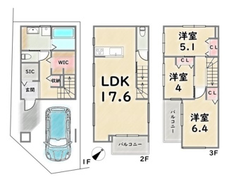 【間取り】 | 右京区西京極河原町