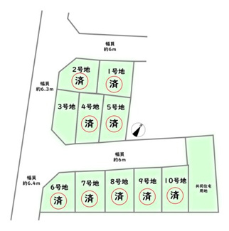 【区画図】 | 右京区西京極河原町 | 《区画図》10区画残り1区画