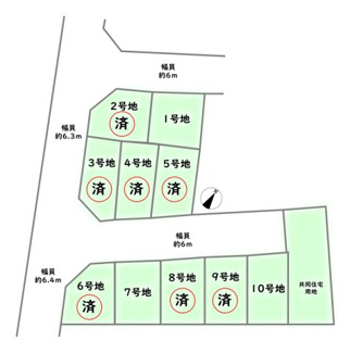 【区画図】 | 右京区西京極河原町 | 《区画図》10区画残り3区画