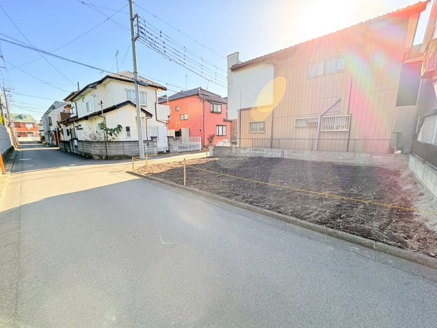 鶴ヶ島市鶴ヶ丘　建築条件なし売地　東武東上線『鶴ヶ島駅』徒歩17分　【第二小学区】の前面道路含む現地写真