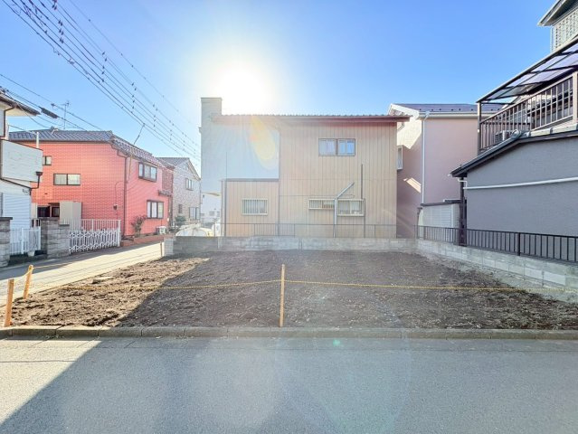 鶴ヶ島市鶴ヶ丘　建築条件なし売地　東武東上線『鶴ヶ島駅』徒歩17分　【第二小学区】の前面道路含む現地写真