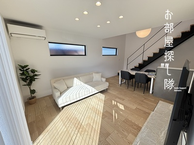 久留米市国分町の新築一戸建の居間・リビング