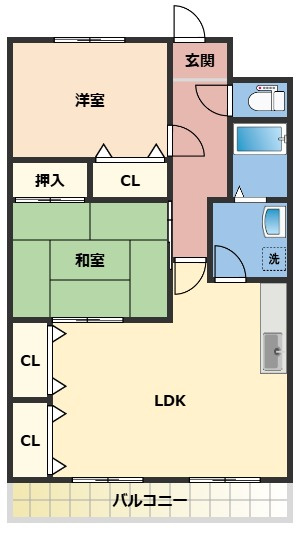 【間取り】 | フローラ重根