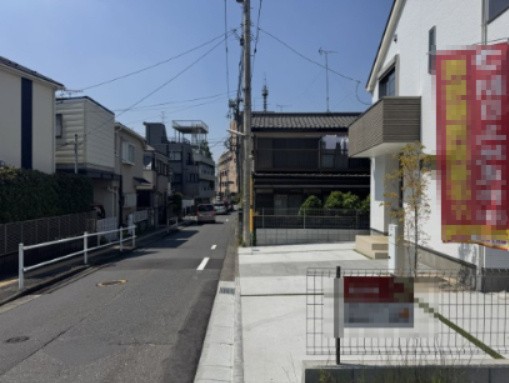 祝　成約済み　八王子市　東浅川町　新築戸建て　１期の前面道路含む現地写真|～仲介手数料無料☆八王子ひなた不動産～　八王子市東浅川町　新築戸建て