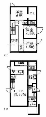 【間取り】 | 北見市東三輪中古住宅
