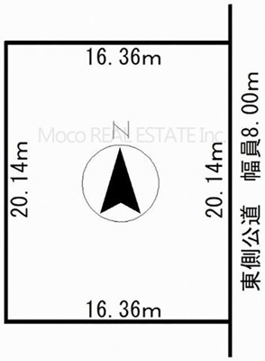 【区画図】 | 北見市東三輪中古住宅