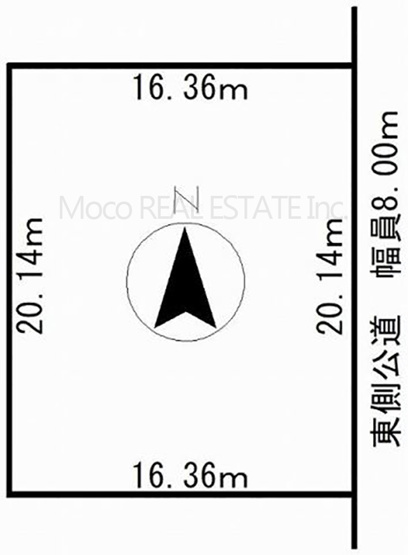 【区画図】 | 北見市東三輪中古住宅
