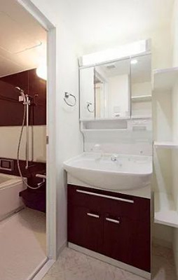 【洗面所】 | エステムプラザ神楽坂North Residence | 使いやすい洗面所です