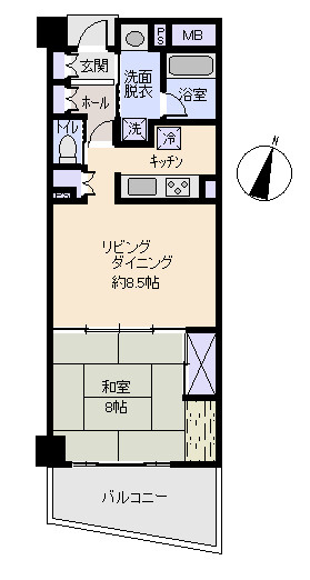 サニークレスト伊東の間取り