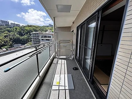 サニークレスト伊東のバルコニー