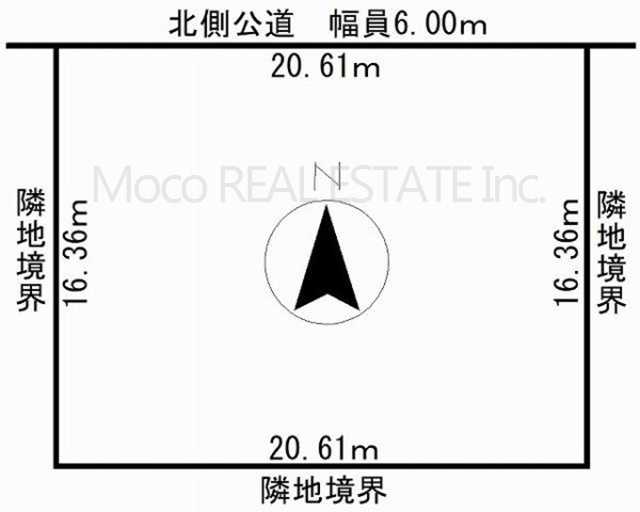【区画図】 | 北見市西三輪中古住宅