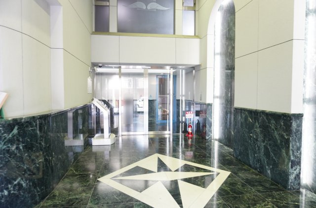 ランジュ草加のエントランス