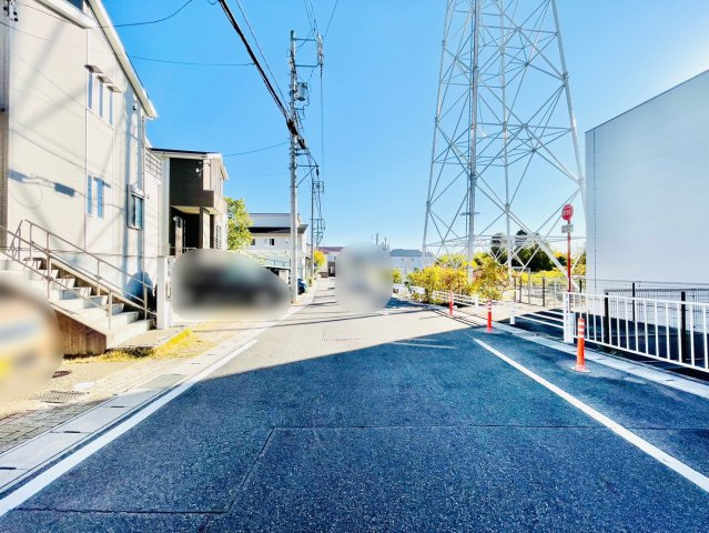 名東区梅森坂五丁目戸建の前面道路含む現地写真|前面道路②
