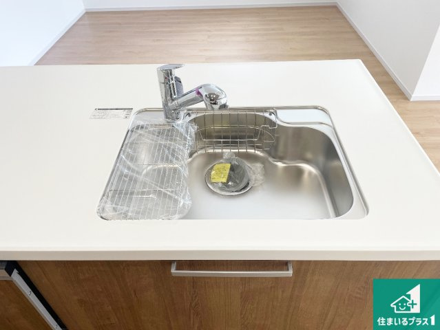 高槻市川西町　第1期　新築一戸建ての設備|広々としたシンクで食器洗いも楽々！