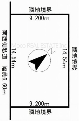 【区画図】 | 北見市高砂町中古住宅