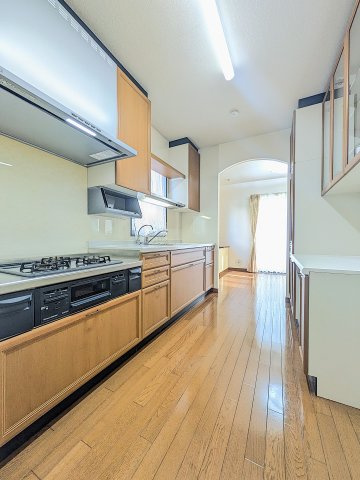 南矢島町戸建てのキッチン