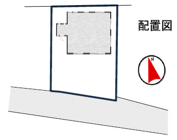 秦野市下大槻　中古戸建の区画図