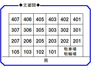 　☆PALACE　ROSA（パレスローザ）☆の区画図