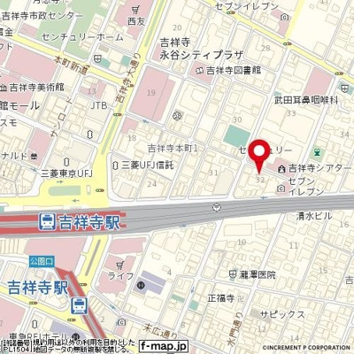 【地図】 | トーシンフェニックス吉祥寺参番館