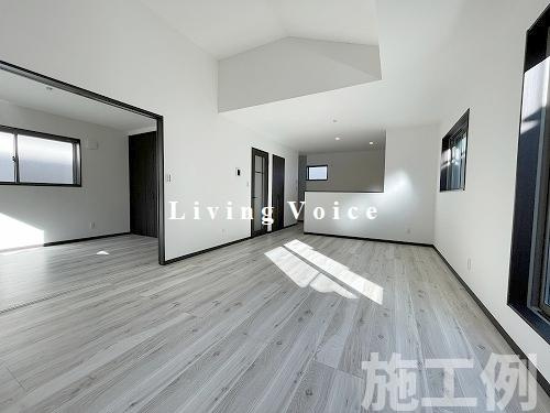 【居間・リビング】 | 【仲介手数料０円】座間市ひばりが丘1丁目　新築一戸建て | 座間市ひばりが丘1丁目　新築一戸建て