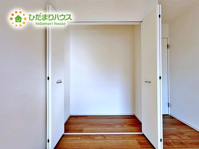 【収納】 | ひたちなか市足崎1期　新築戸建　2号棟 | 全室にクローゼットが付いていて、お部屋の住空間もスッキリ広々つかえそうです(^^)/