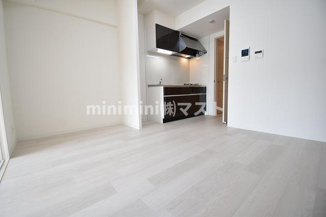 大阪市東成区東今里３丁目の賃貸マンションの居間・リビング