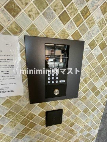 大阪市東成区東今里３丁目の賃貸マンションのセキュリティ