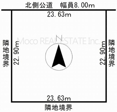【区画図】 | 北見市とん田東町新築住宅
