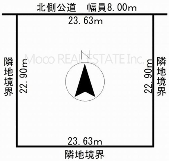【区画図】 | 北見市とん田東町新築住宅