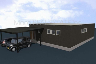 【外観パース】 | 北見市とん田東町新築住宅