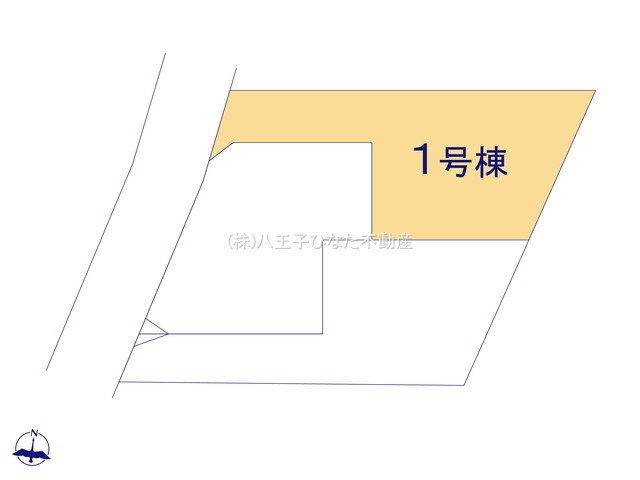 『八王子市新築戸建て』八王子市中野山王1-17-15【仲介手数料無料】の区画図|～仲介手数料無料☆八王子ひなた不動産～　八王子市中野山王　新築戸建て