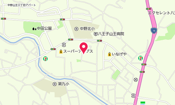 『八王子市新築戸建て』八王子市中野山王1-17-15【仲介手数料無料】の地図|～仲介手数料無料☆八王子ひなた不動産～　八王子市中野山王　新築戸建て